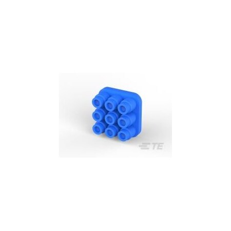 Te Connectivity Rectangular Power Connector, 9 Contact(S), Female, Crimp Terminal 794278-1